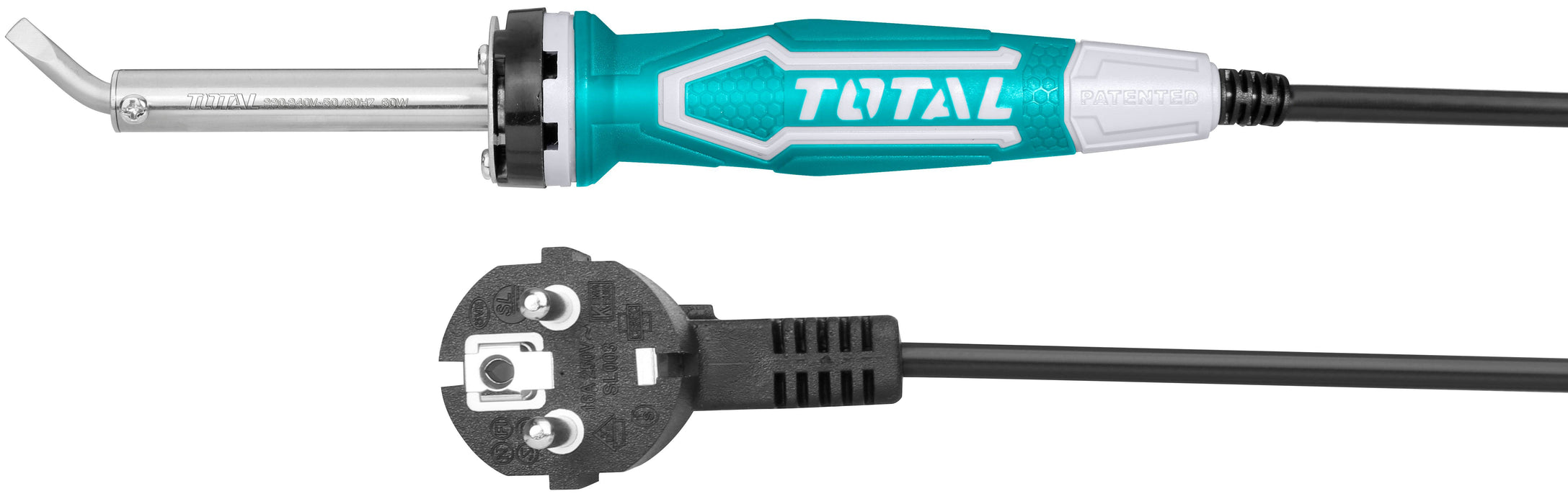 Cautin eléctrico tipo hacha 60W TOTAL - Total Tools