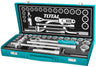 Set de 24 Dados 1/2" Acero Cromado