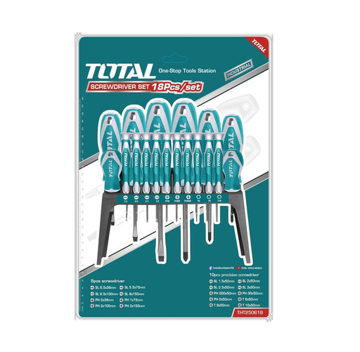 Set destornilladores 18pzas TOTAL - Total Tools