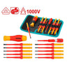 Set de 12 Destornilladores Aislados Intercambiables 1000V