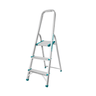 Escalera de Aluminio 3 Peldaños 2 Pies 150 kg