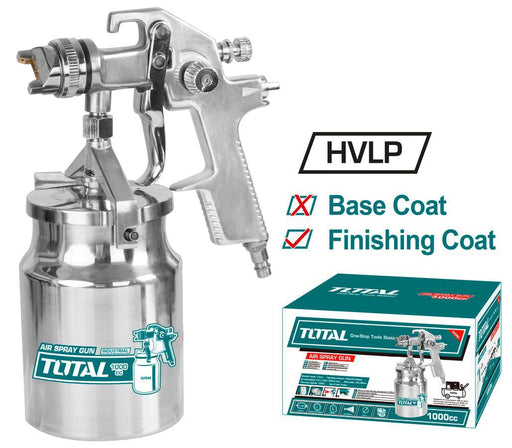 Pistola pintar neumática para acabado HVLP 1000CC TOTAL - Total Tools