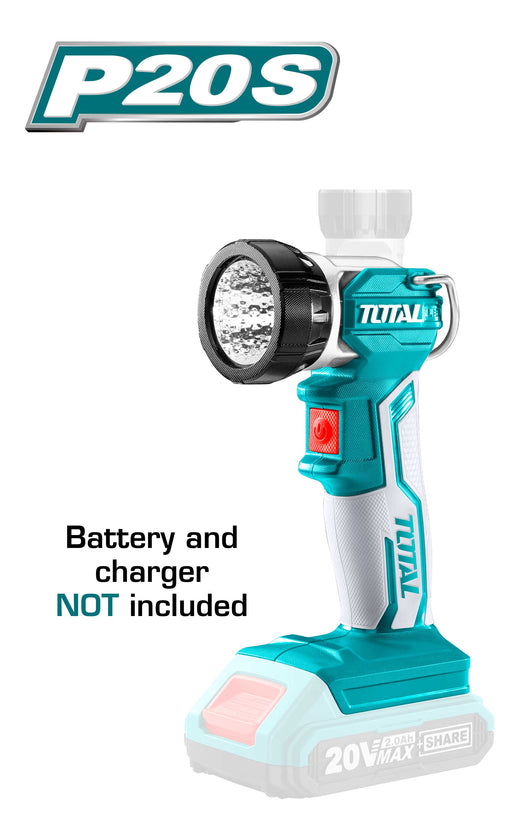 Lampara de trabajo Inalámbrica 3.2W 20V TOTAL - Total Tools