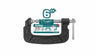 Prensa Tipo C 150mm Cuerpo de Fierro Fundido