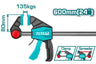Prensa Sargento Tipo C 600mm x 80mm