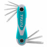 Set de Llaves Torx Portátiles T9-T40 8 Piezas Cr-V