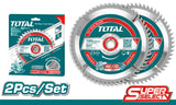 Set de 2 Discos de Sierra 185mm 30D para Madera