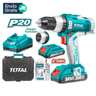 Combo Taladro Inalámbrico 13mm 20V 66Nm + 2 Baterías